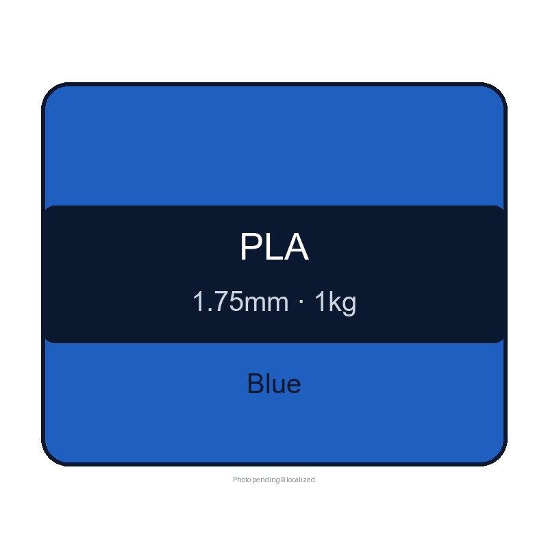 CHUSIPRINT PLA 3D Printing Filament 1.75mm 1kg - Blue