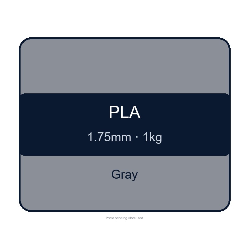 CHUSIPRINT PLA 3D Printing Filament 1.75mm 1kg - Gray