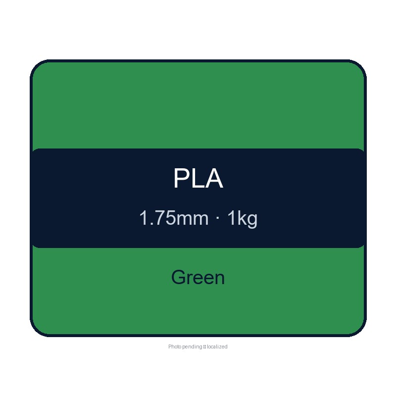 CHUSIPRINT PLA 3D Printing Filament 1.75mm 1kg - Green