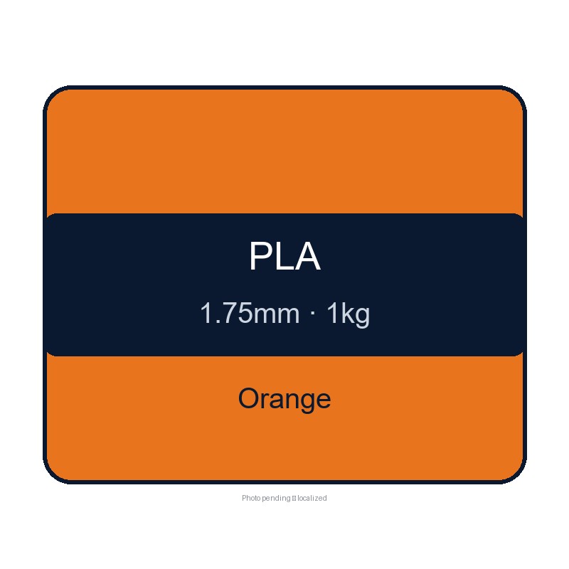 CHUSIPRINT PLA 3D Printing Filament 1.75mm 1kg - Orange