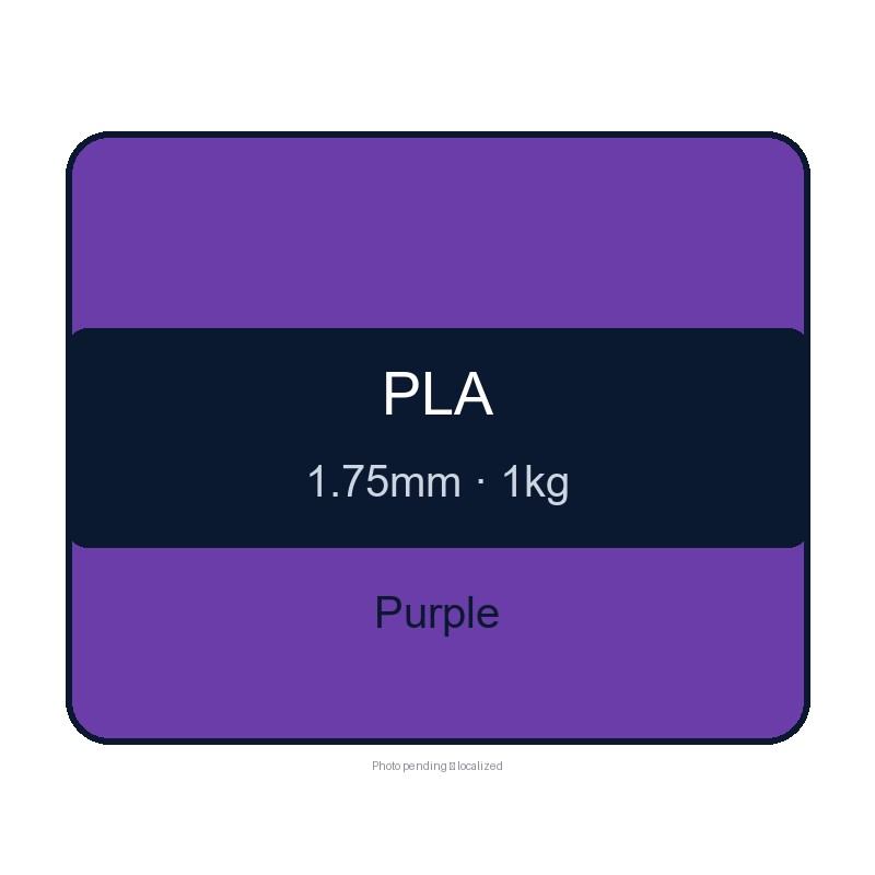 CHUSIPRINT PLA 3D Printing Filament 1.75mm 1kg - Purple