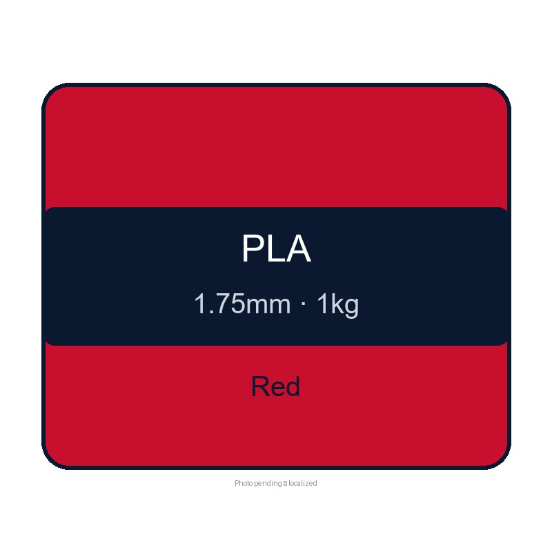 CHUSIPRINT PLA 3D Printing Filament 1.75mm 1kg - Red