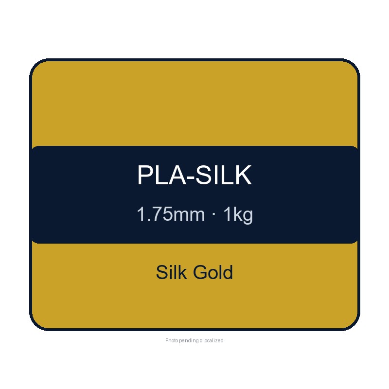 CHUSIPRINT Silk PLA 3D Printing Filament 1.75mm 1kg - Silk Gold