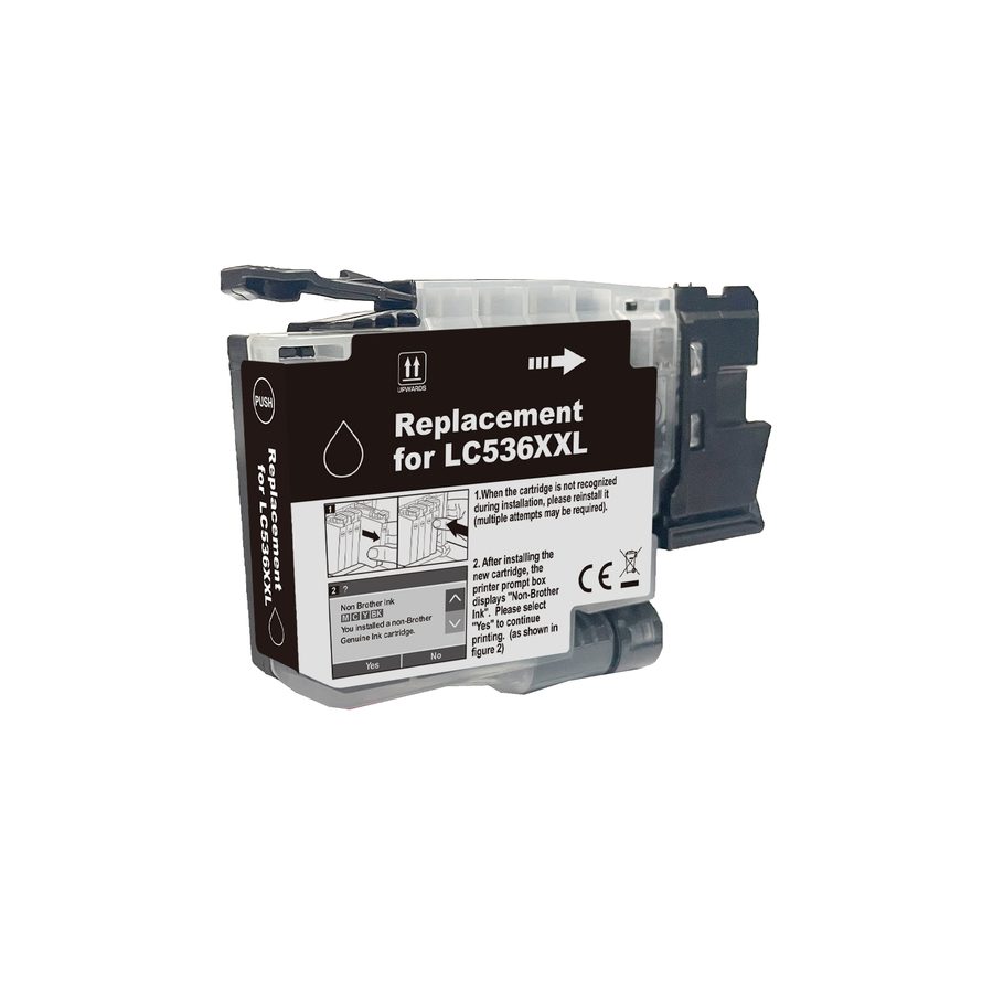 LC536XXLBK compatible Brother cartridge